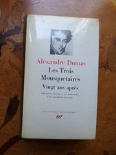 9507 Dumas Les trois Mousquetaires Vingt ans après pléiade Nrf 1966