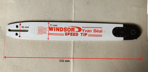 Guide tronçonneuse windsor - guide,