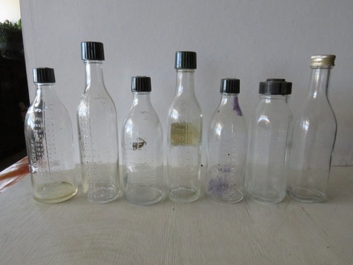 Lot anciennes bouteilles - lot,