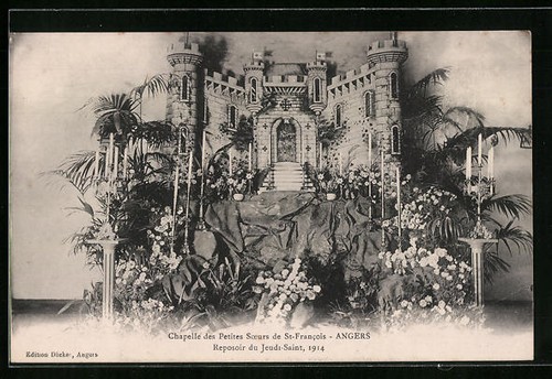 Cpa angers chapelle des - angers,,