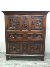 Meuble Haute Époque/ Antique Sculpté Rare