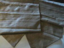 2 RIDEAUX DOUBLE FACE SOIE