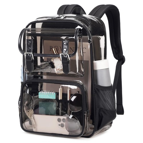 Clear backpack heavy - clear,