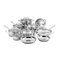 Cuisinart 17 Piece Chef’s Classic Stainless Cookware Open Box