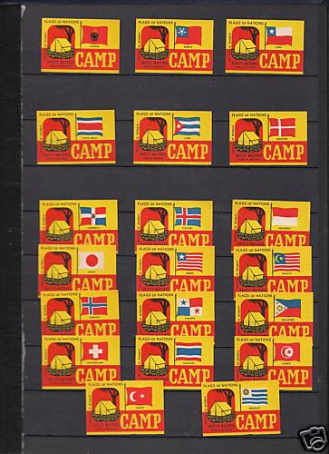 Série étiquette allumettes - série,