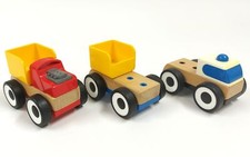 Ensemble De Voitures Jouets Ikea Lillabo En Bois Et Plastique AN450
