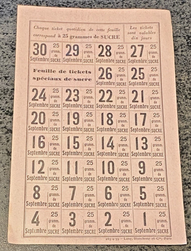Ticket rationnement seconde - de,