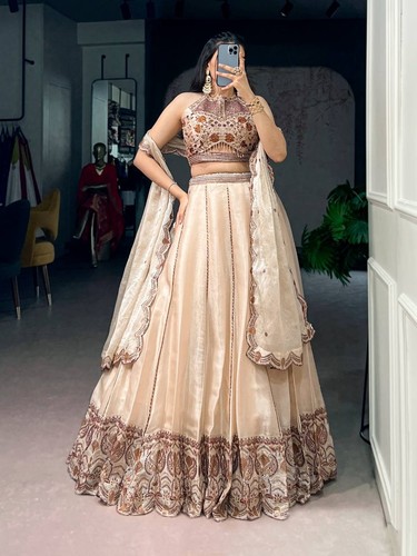 Fête lehnga choli designer - lehnga,