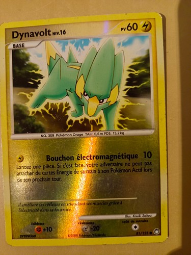 Carte pokémon dynavolt 123 - carte,