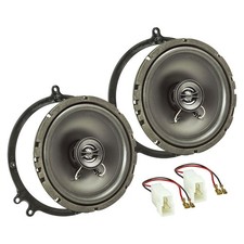 Kit de montage haut-parleur adapté pour Audi A6 C5 C6 avant A3 A4 arrière 165...