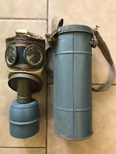 MASQUE A GAZ TC 38 TO  1939 S.A.F.T WW2 DUCEL EN BOITE FRANCE
