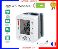 Tensiomètre Poignet Électronique Moniteur de Pression Artérielle Portable Précis