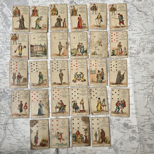 Jeu cartes jouer ancien - cartes,