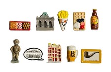 Série complète de 10 fèves