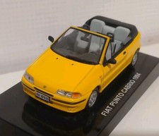 FIAT PUNTO S CABRIO 1994 BERTONE 1/43 "GRANePARTNERS DeAGOSTINI ITALY" YELLOW