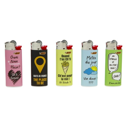 Briquet bic mini - mini, ch'ti