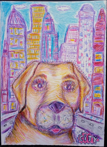 Tableau chien labrador dog - labrador,