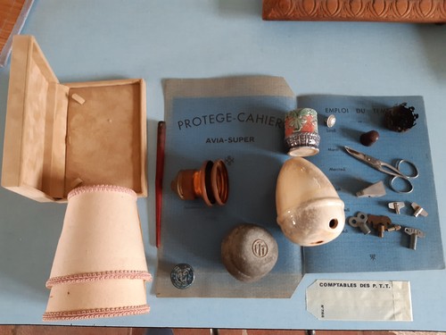 Lot objets brocante et - d'objets, de