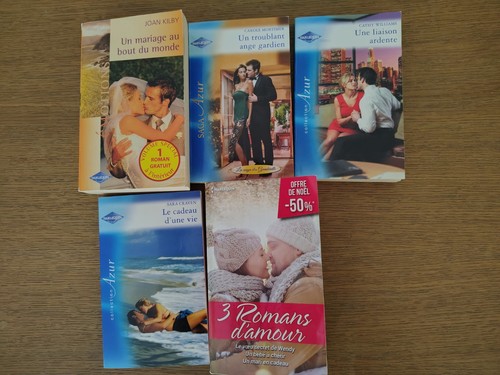 Lot romans soit 5 livres - de, 8