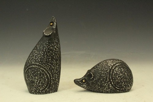 Paire figurines rat du - de,