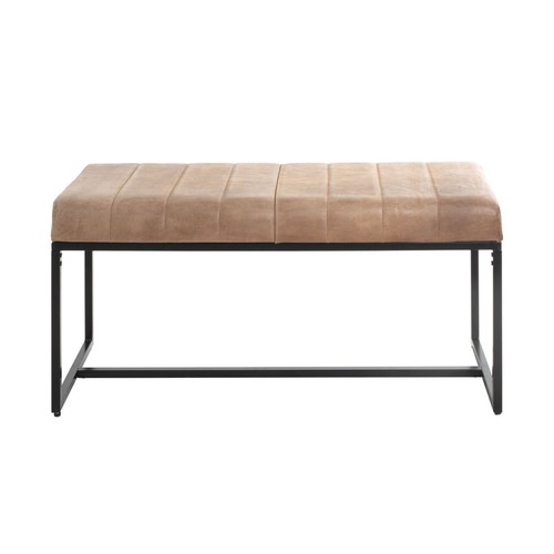 Banc cuir design - banc,