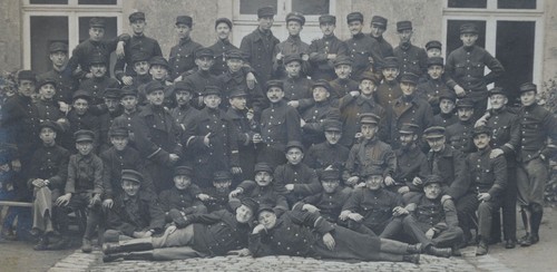 Carte photo originale soldats - photo,