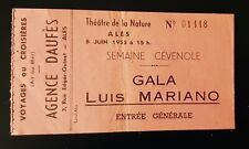 ticket billet concert