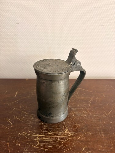 Ancien chope etain ecu - ancien, 6