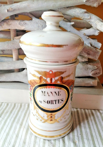 Ancien pot pharmacie xixème - ancien,