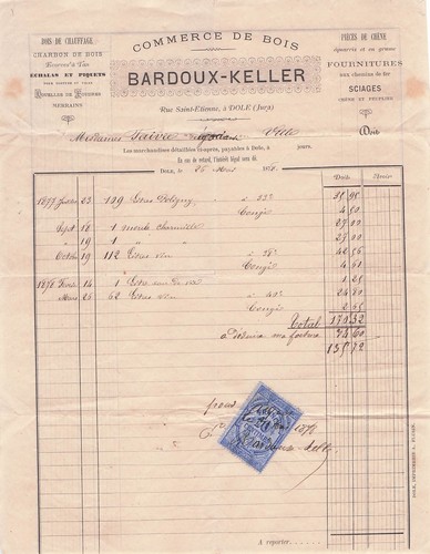 Dole scierie bardoux keller - 39,