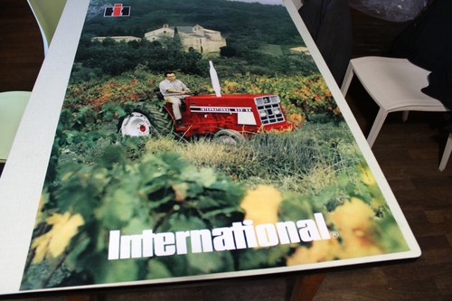 Affiche publicitaire tracteur - affiche,