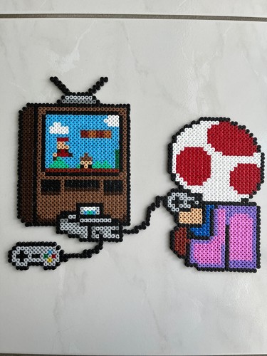 Pixel art perles - art, repasser