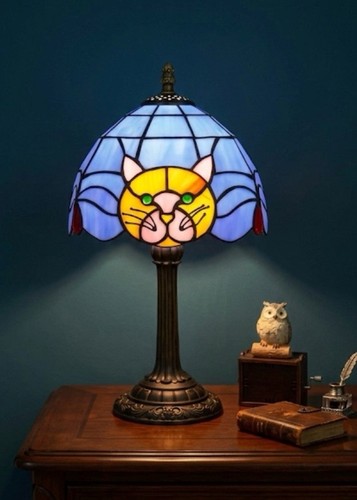 Lampe style tiffany artisanale - style,