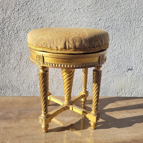 Tabouret piano tournant - de,