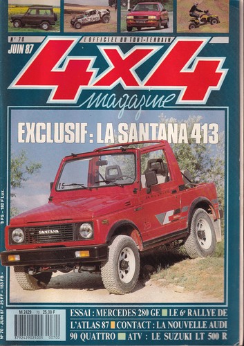 4x4 magazine santana 413 - santana,