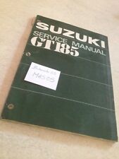Suzuki GT185 GT 185 185GT workshop service manuel manuel atelier 1973 anglais