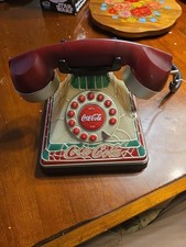 Vintage Coca Cola Telephone No power cord Untested. Decor.