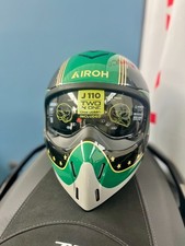 J1C3 Airoh J110 Command Mint Green Gloss Jet/Full Face Helmet - Size M