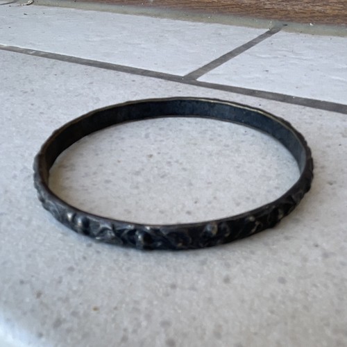Bracelet jonc femme noir - , en