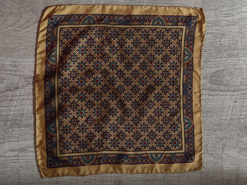 Foulard carré homme soie
