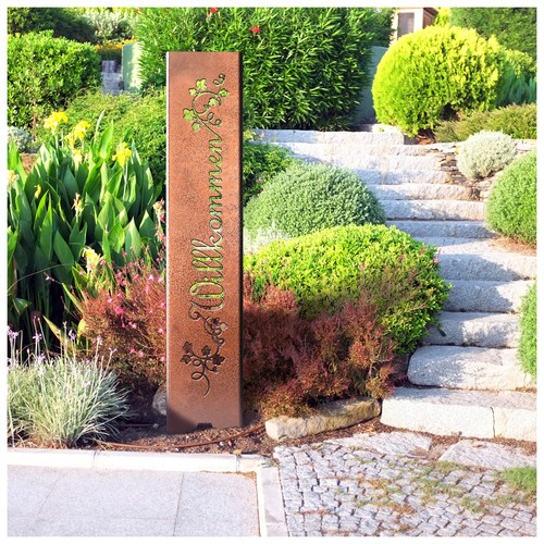 Piquet jardin plaque de - piquet,