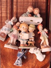 Lot de figurines en porcelaine anciennes collection décoration vintage rétro