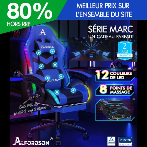 Alfordson chaise gaming - chaise,
