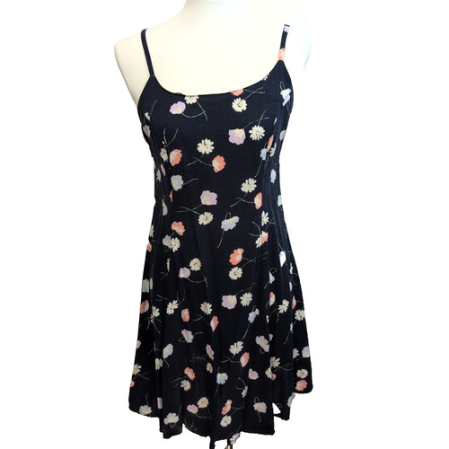 Robe été fleurie - robe, noir