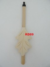 Balancier pour horloge pendule coucou feuille de chêne Moyen Modèle Brut