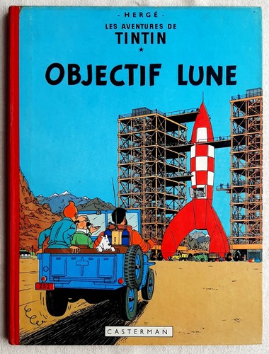 Tintin objectif lune herge - tintin,