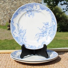 Set de 3 assiettes plates
