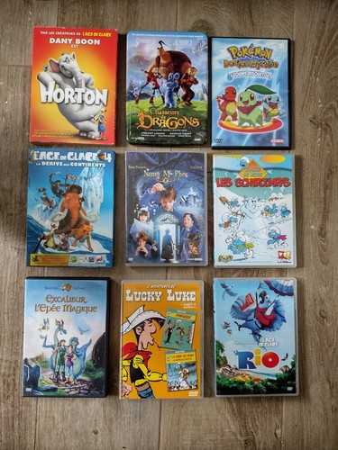 Lot dvd enfant ado dessin - dvd,