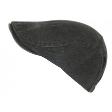 Beret Casquette Noire en Coton