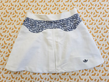 Jupe Adidas jupette Femme Tennis 80'S Vintage trefoil polyester blanc - 40